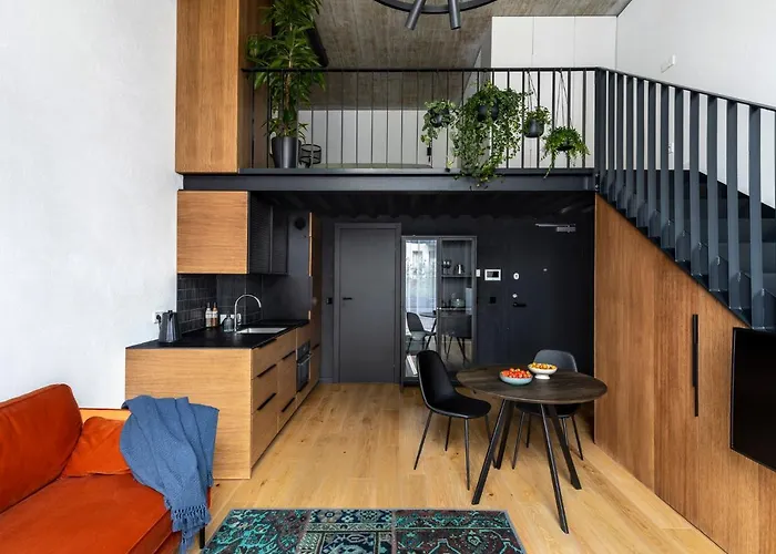 Stylish Loft With Terrace Paupys, Old Town Lägenhet