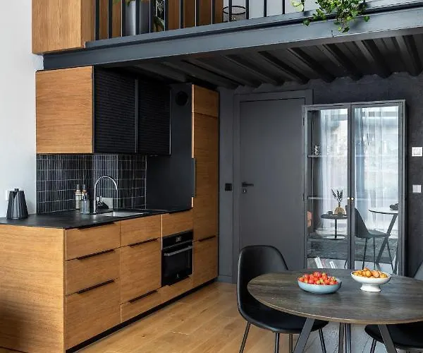 Stylish Loft With Terrace Paupys, Old Town Lägenhet Vilnius
