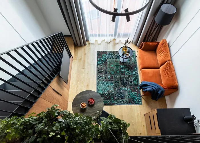 Stylish Loft With Terrace Paupys, Old Town Lägenhet *