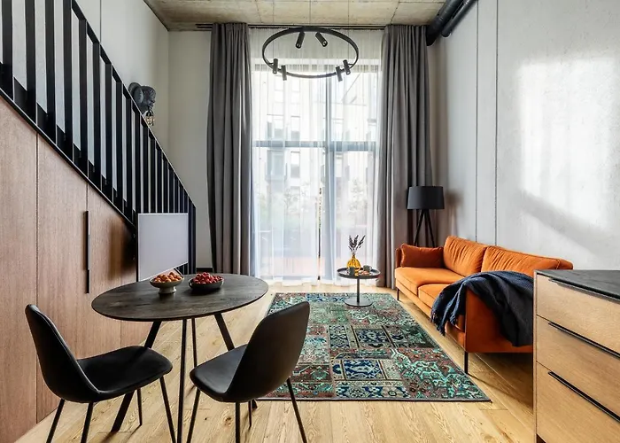 Stylish Loft With Terrace Paupys, Old Town Apartmán Vilnius