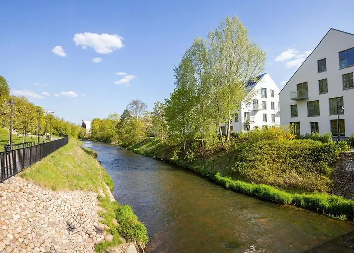 Stylish Loft With Terrace Paupys, Old Town Apartmán *